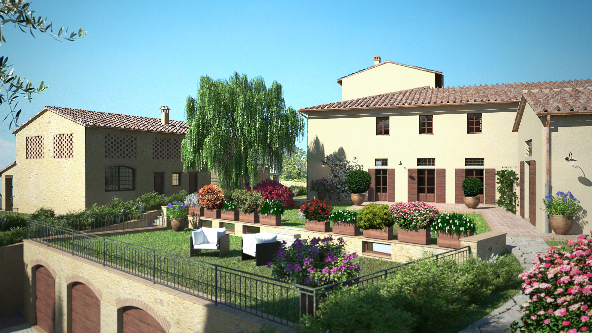 Luxoury single houses and apartments near Barberino Val d'Elsa