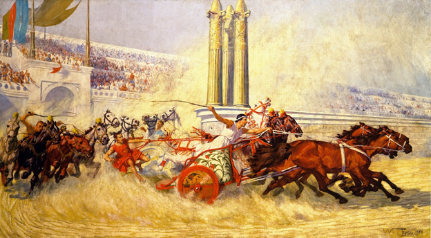 in what arena were chariot races held