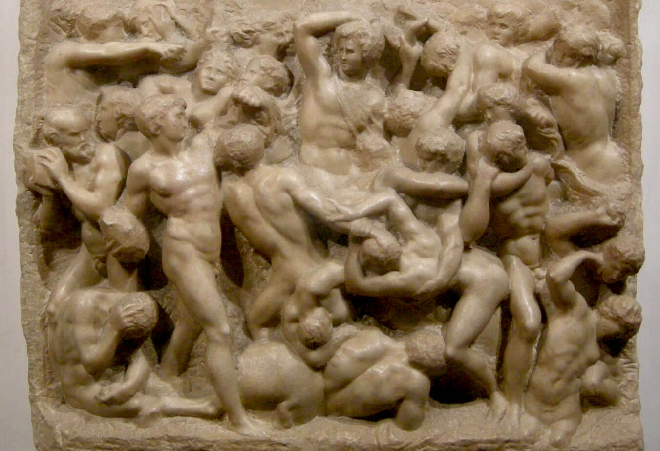 Микеланджело. «Битва кентавров», 1492
