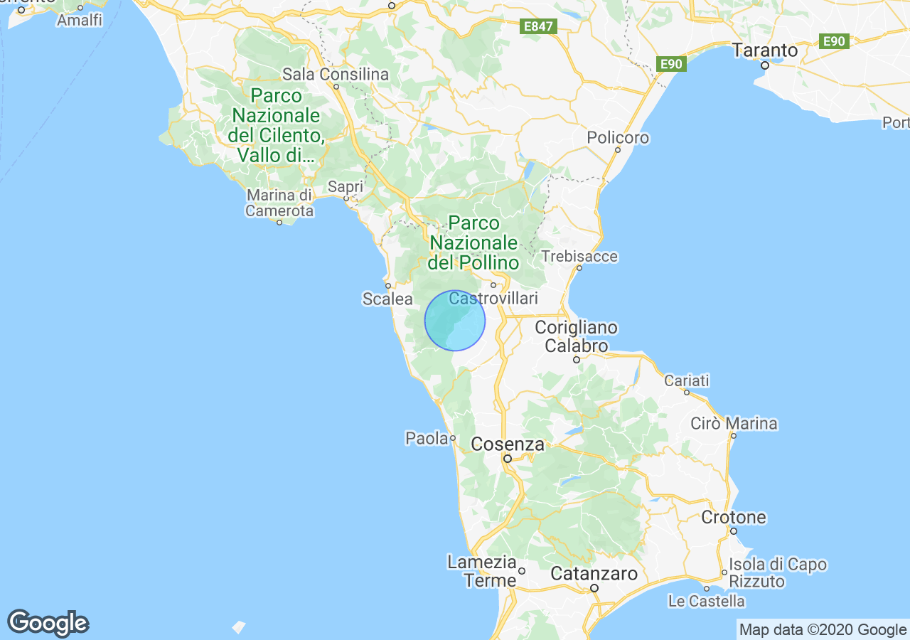 San Donato Italy Map San Donato Di Ninea | Italy Magazine