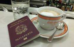 Cappuccino and Italian passport