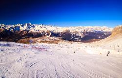 Slopes in the Brenta Dolomites Italy