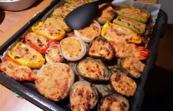 Stuffed and baked vegetables