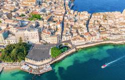 Syracuse Italy aerial view