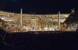 Performance of Aida at Arena di Verona