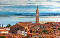 View over Venice and San Francesco della Vigna