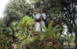 clock at Villa Borghese