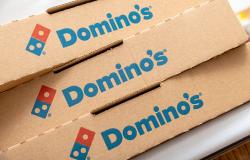 Domino's pizza boxes