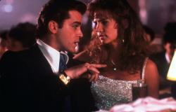 Ray Liotta and Lorraine Bracco in Goodfellas