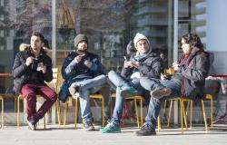 Enjoying Gelato in Porta Nuova, Milan