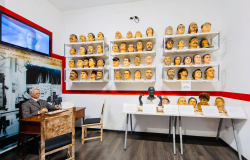 The laboratory of the Wax Museum of Rome