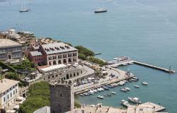 Aerial view of Grand Hotel Portovenere