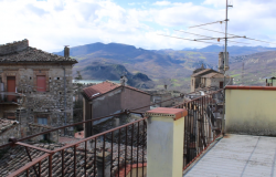 Lake view from terrace in Abruzzo