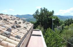 Detached, country, stone cottage in a panoramic position with barn, olive grove, garage, cellars and recently renovated  14