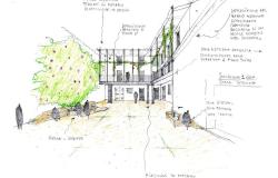 A House in the Village with Inner Courtyard / NVL014