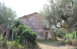 Detached, 1950s, brick 150sqm farmhouse, 4km to beach with 2 hectares of flat land with olives and vines, 2 outbuildings, no neighbours  0