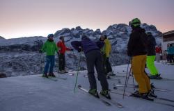 skiing in Italy