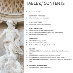 table of contents lazio