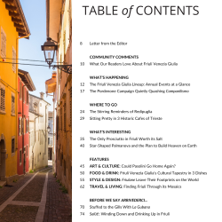 table of contents