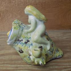 Bonechi Imports Tuscan ND Dolfi Woman on Owl Candlestick1