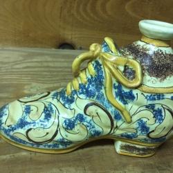 Bonechi Imports Sicilian Alessi Ceramiche Shoe Candlestick 2