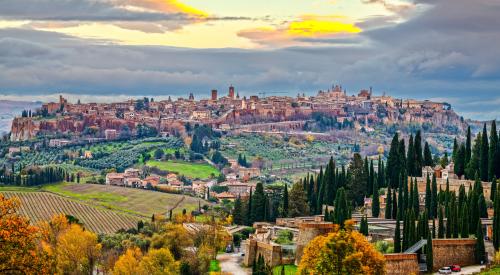 Umbria skyline over Orvieto