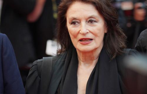 The actress Anouk Aimée 