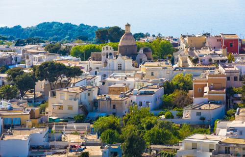 aerial view of Anacapri