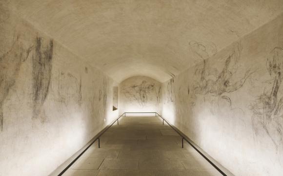 The secret room beneath the New Sacristy at San Lorenzo