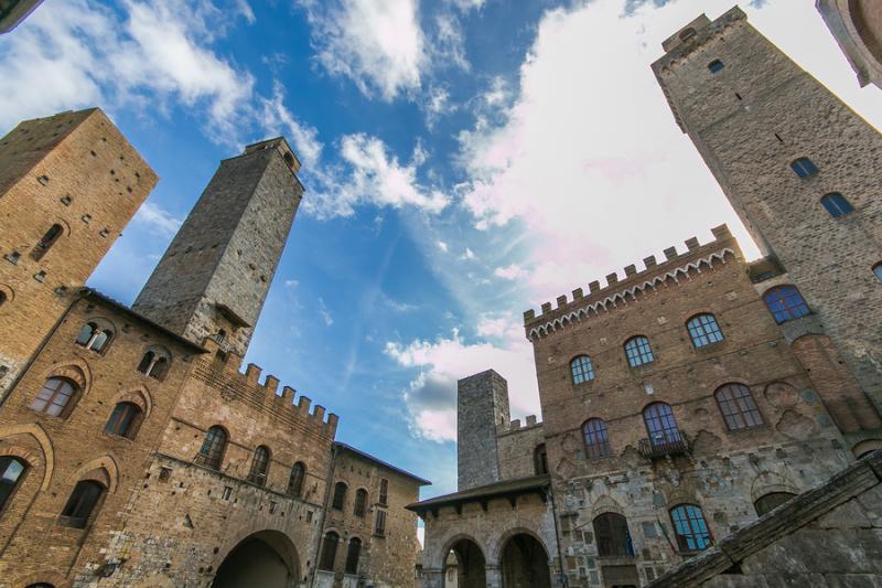 View of San Gimignano Tuscany