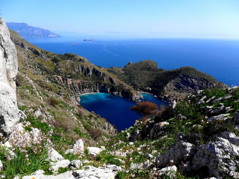 Bay of Ieranto heart-shaped