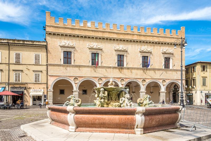 Ducal Palace in Pesaro, Italy