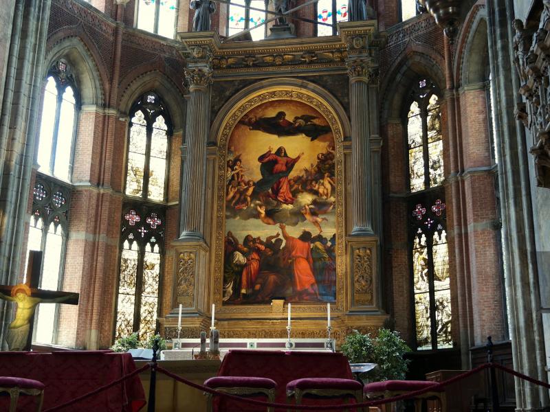 Titian's Assumption, Frari Church in Venice