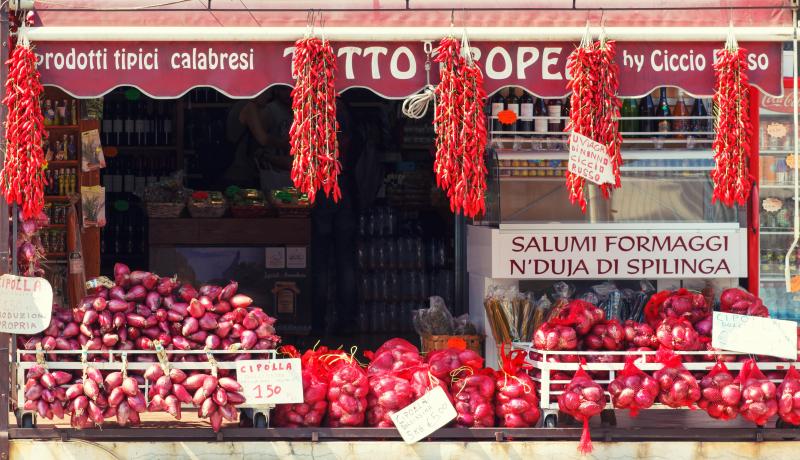 Typical products and foods from Calabria