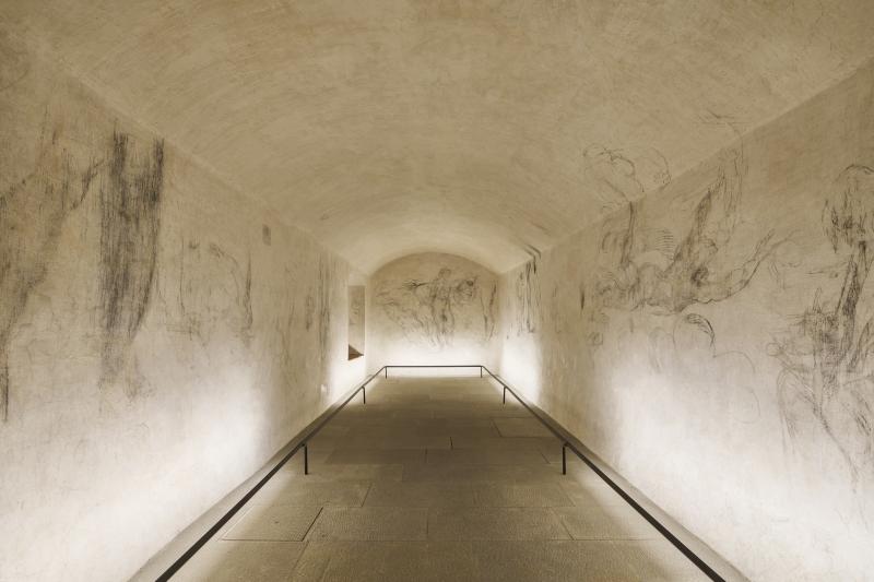 The secret room beneath the New Sacristy at San Lorenzo