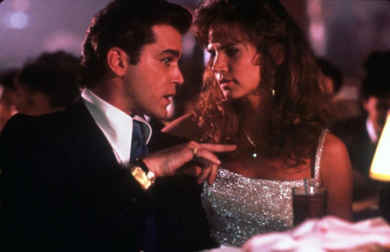 Ray Liotta and Lorraine Bracco in Goodfellas