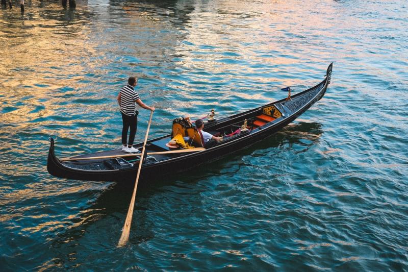 Gondolier in Venice