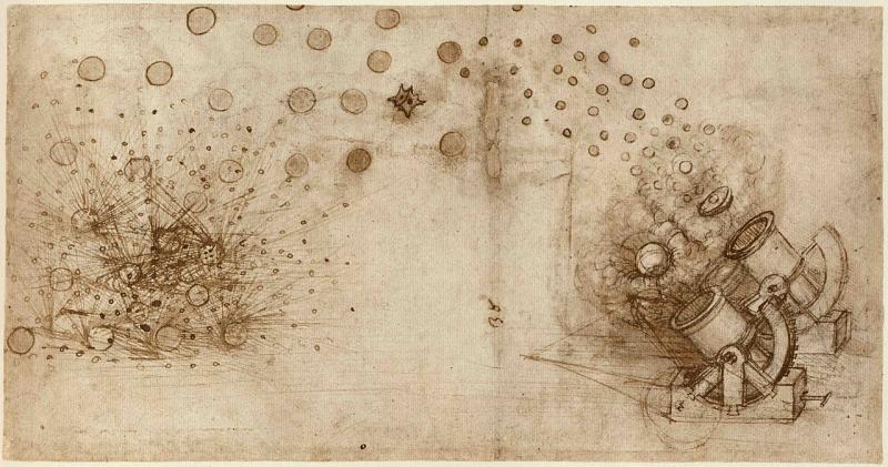 Sketch from Leonardo's Codex Atlanticus