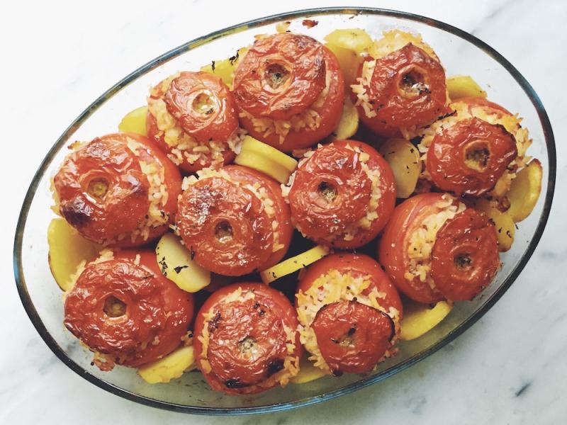 rice stuffed tomatoes