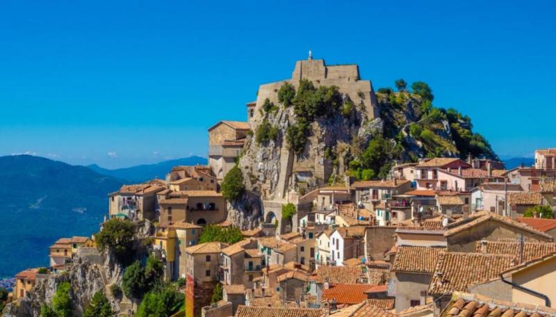 Village of Cervara di Roma in Lazio