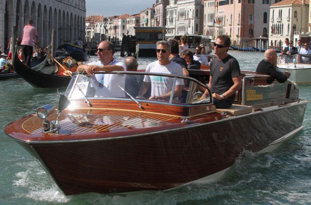 george clooney on the boat