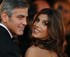 George Clooney and Elisabetta Canalis