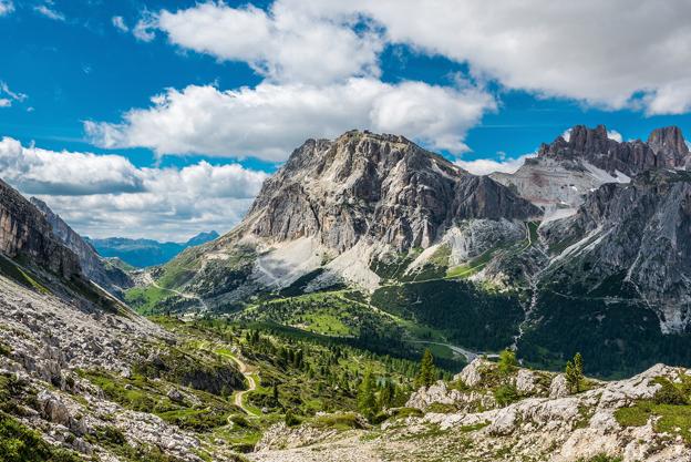 trekking in the Dolomites