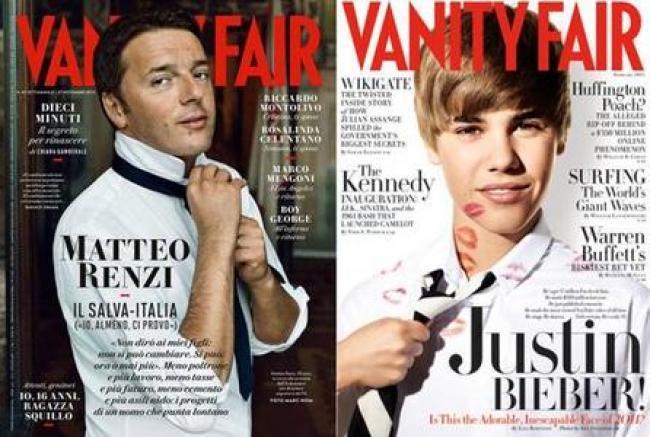 matteo renzi on vanity fair cover