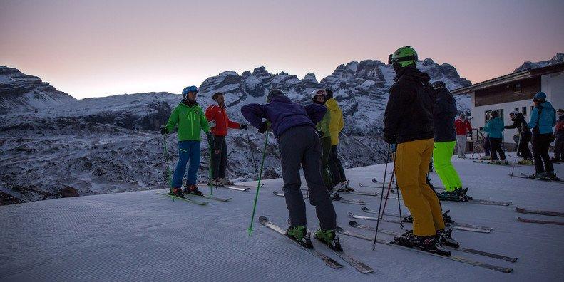 skiing in Italy