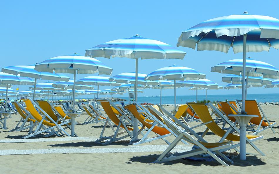 Milano Marittima beach Italian beaches by train