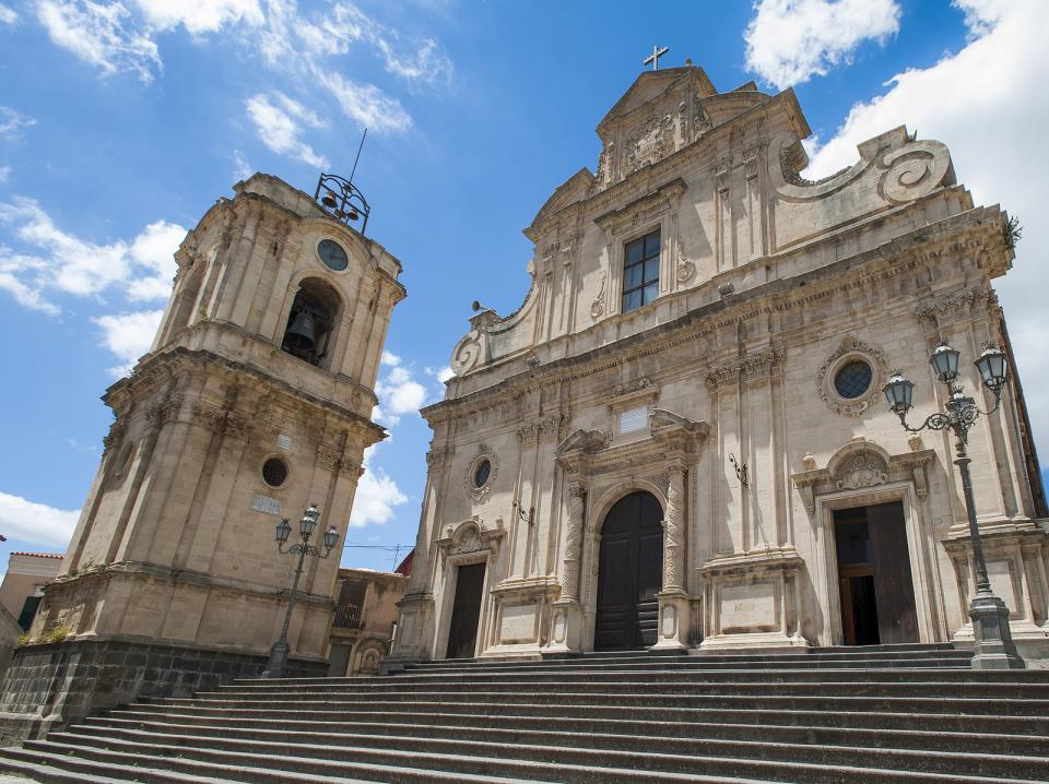 Mother church in Militello Sicily