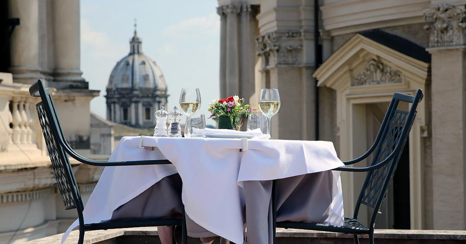 rooftop bars restaurants in Rome