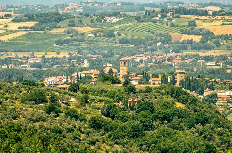 hill towns Umbria