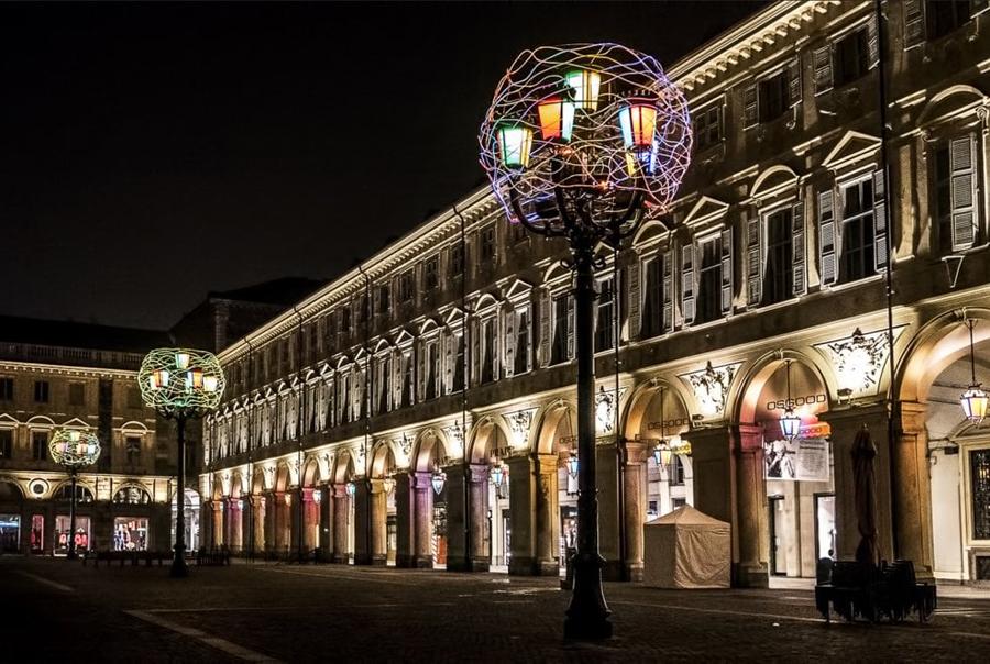 Christmas lights Italy